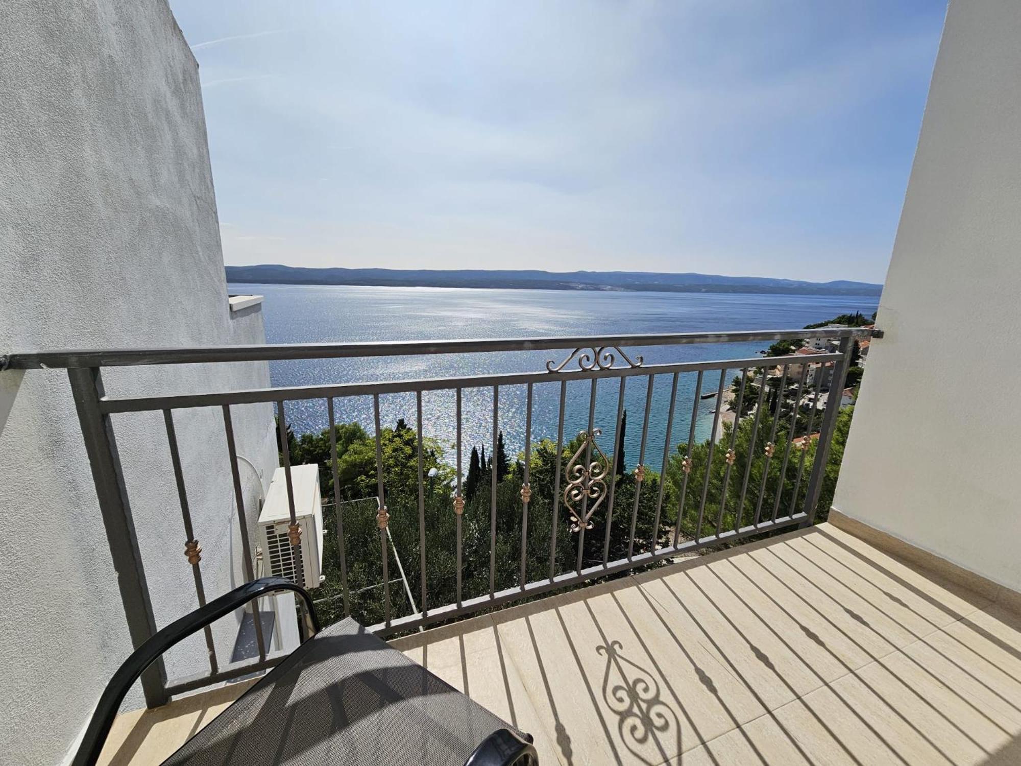 Sea View Apartment Mimice Bagian luar foto