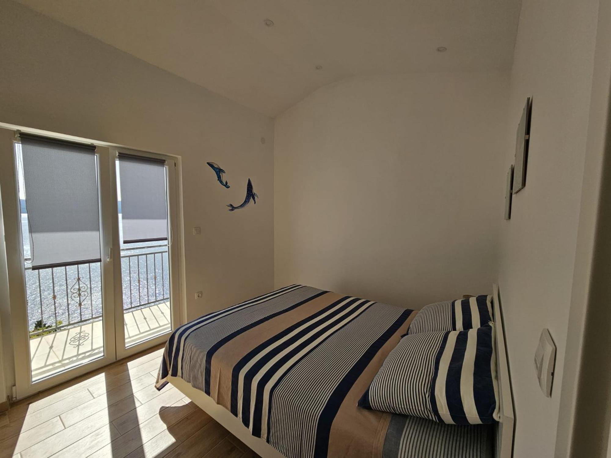 Sea View Apartment Mimice Bagian luar foto